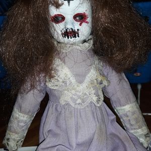 Custom painted goth/creepy dolls